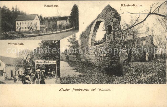 Grimma Kloster Nimbschen Ruine Forsthaus Wirts