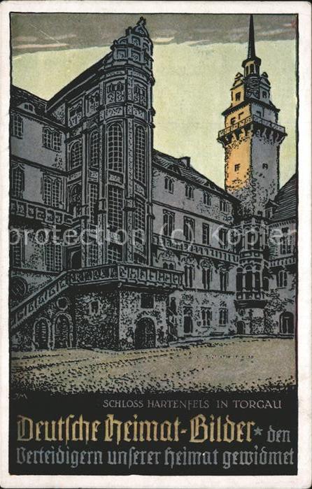 Torgau Schloss Hartenfels Illustration