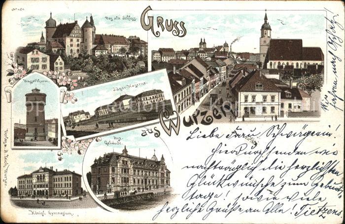 Wurzen Sachsen Schloss Kirche Wasserthurm Jäger Kasern
