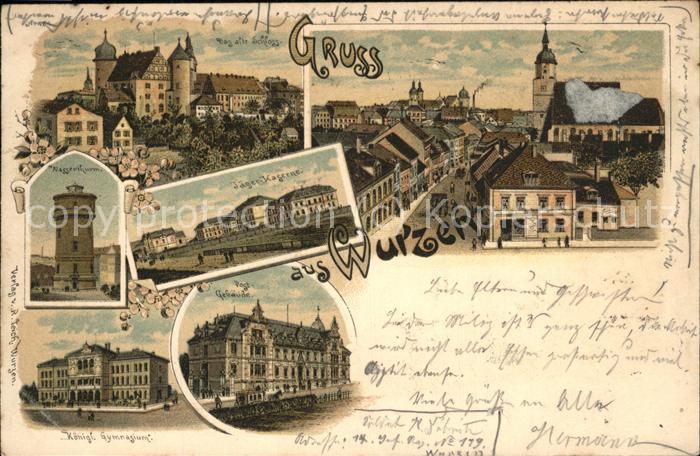 Wurzen Sachsen Schloss Kirche Wasserthurm Jäger Kasern