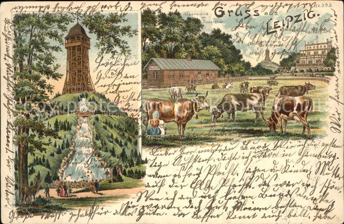 Leipzig Alpenhütte im Rosenthal Aussichtsturm