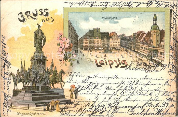 Leipzig Marktplatz Siegesdenkmal