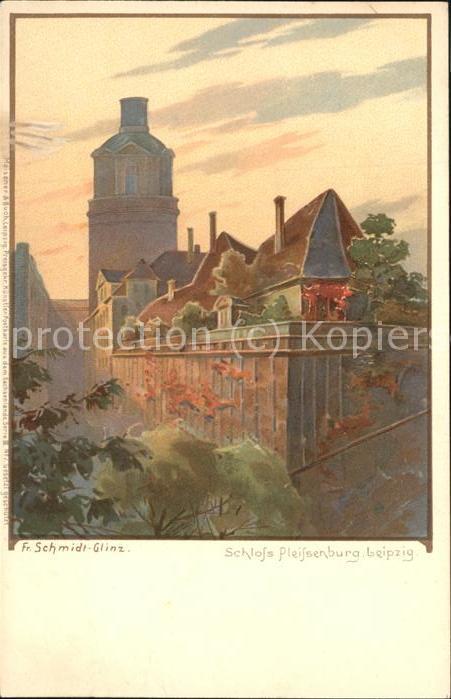 Leipzig Schloss Pleissenburg Illustration