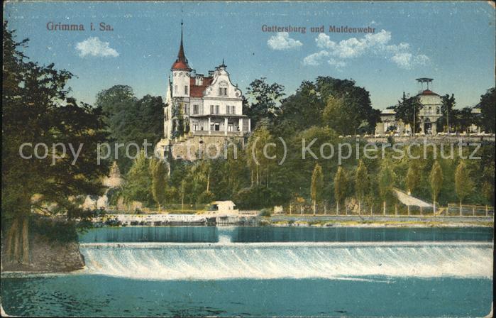 Grimma Gattersburg und Muldenwehr Feldpost