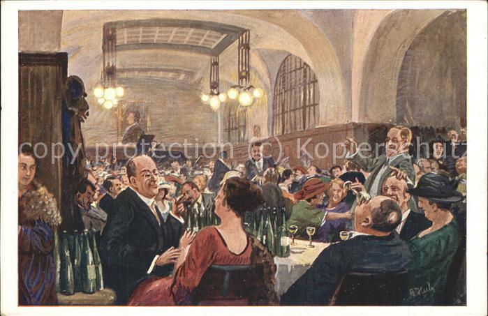 Leipzig Auerbachs Keller Illustration