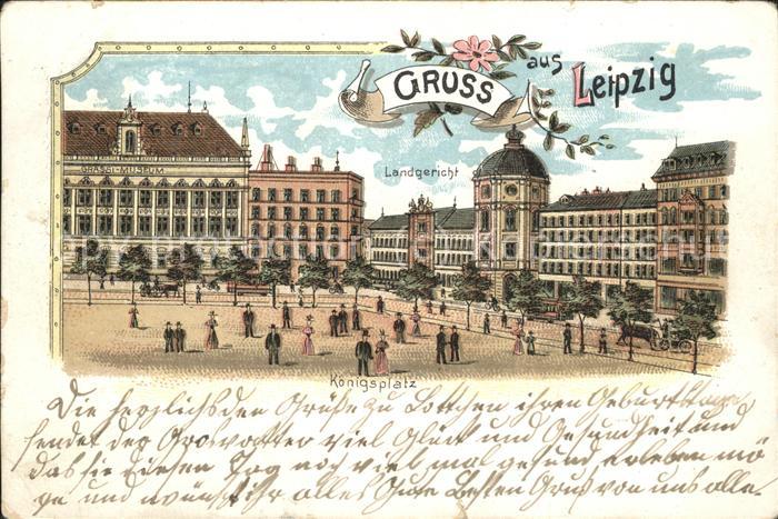 LEIPZIG Sachsen Koenigsplatz