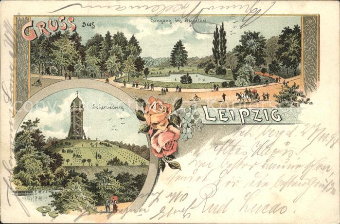Leipzig Rosenthal Eingang Scherbelberg