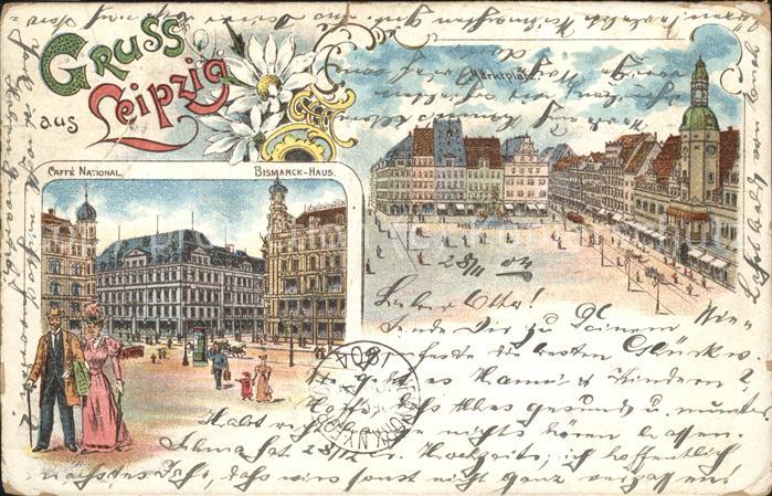 Leipzig Marktplatz Bismarckhaus