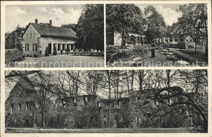 Grimma Klosterschänke Garten Klosterruine Nonn