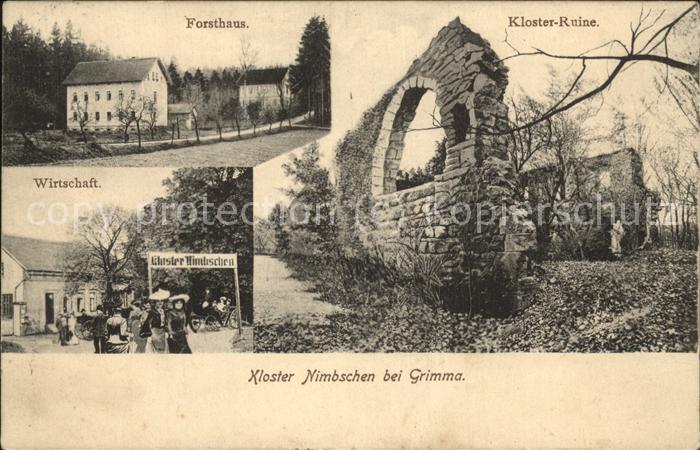 Grimma Kloster Nimbschen Ruine Forsthaus Wirts