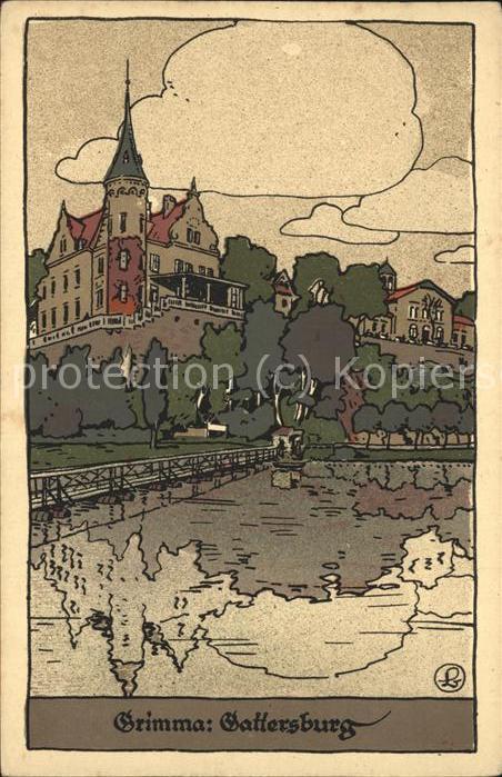 Grimma Gattersburg Illustration