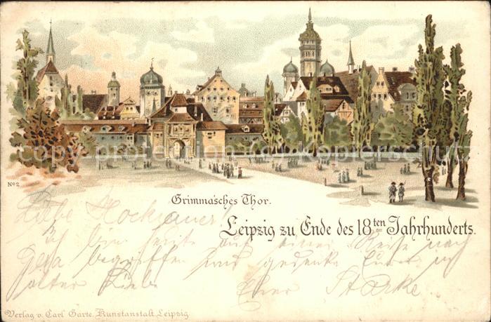 LEIPZIG Sachsen Grimmasches Thor