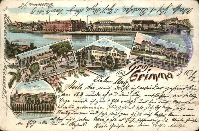 Grimma Panorama Seminar Kloster Nimbschen Kase