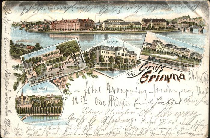 Grimma Panorama Seminar Kloster Nimbschen Kase