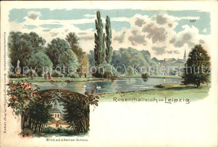 Leipzig Rosenthalteich Gohliser Schloss