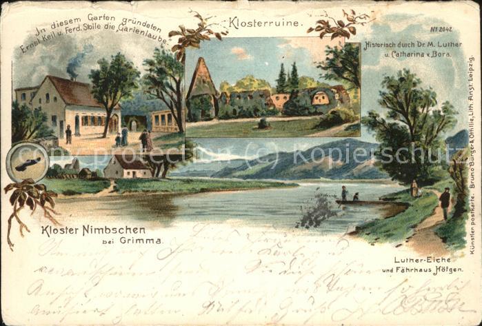 Grimma Kloster Nimbschen Restaurant Garten Lut