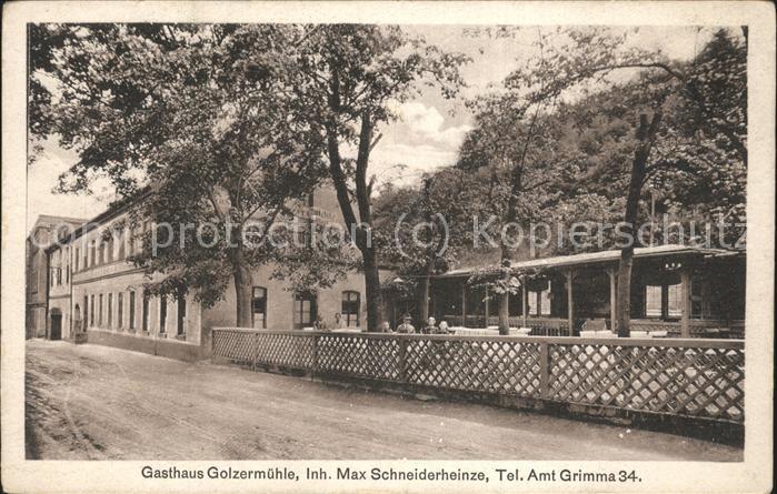 Grimma Gasthaus Golzermühle