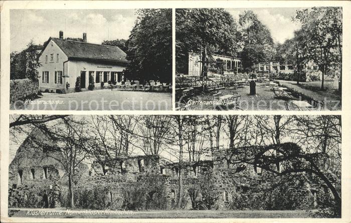 Grimma Klosterschänke Garten Klosterruine Nonn