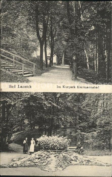 Bad Lausick Im Kurpark Herrmannsbad Feldpost
