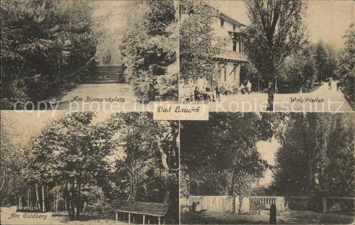 Bad Lausick Bismarckplatz Waldfrieden Goldberg
