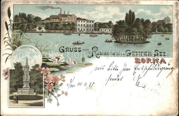 Borna Leipzig Restaurant zum Genfer See Kireger Denkmal