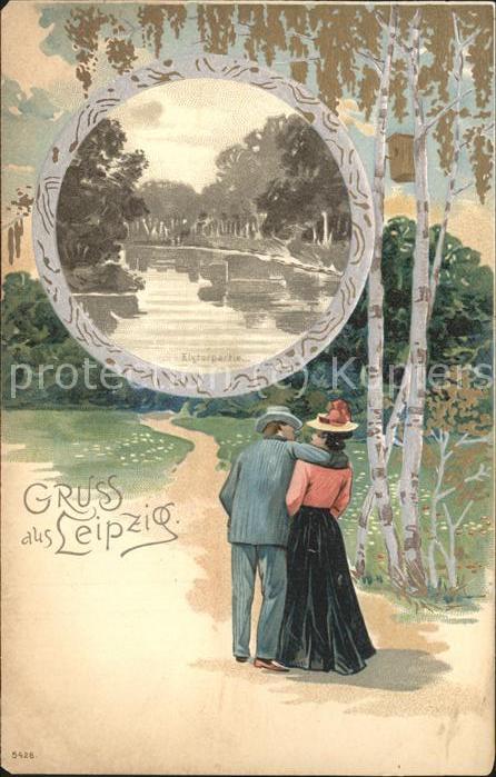 Leipzig Elsterpartie Paar