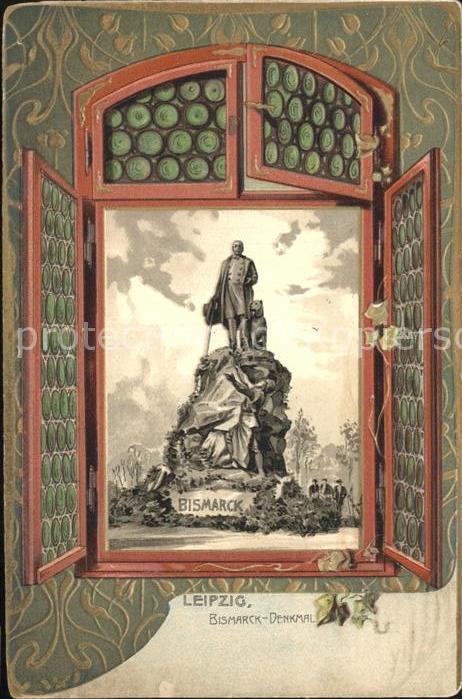 LEIPZIG Sachsen Bismark Denkmal