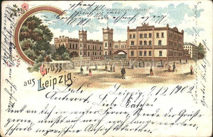 Leipzig Dresdener und Magdeburger Bahnhof