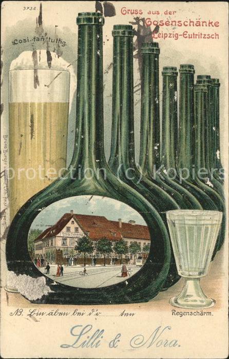 Eutritzsch Restaurant Gosenschaenke Illustration