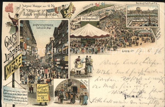 Leipzig Petersstrasse Rossplatz Augustusplatz