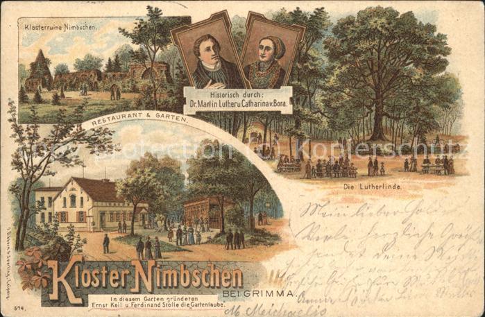 Grimma Kloster Nimbschen Ruine Restaurant Gart