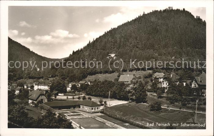 Bad Teinach-Zavelstein Panorama mit Schwimmbad