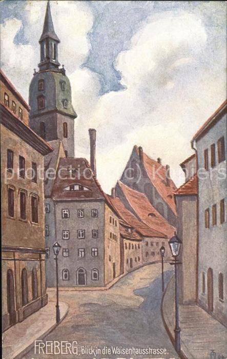 Freiberg Waisenhausstrasse Küstlerstrasse