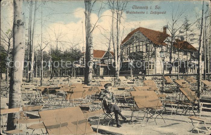 Chemnitz Waldschänke im Zeßigwald Kind