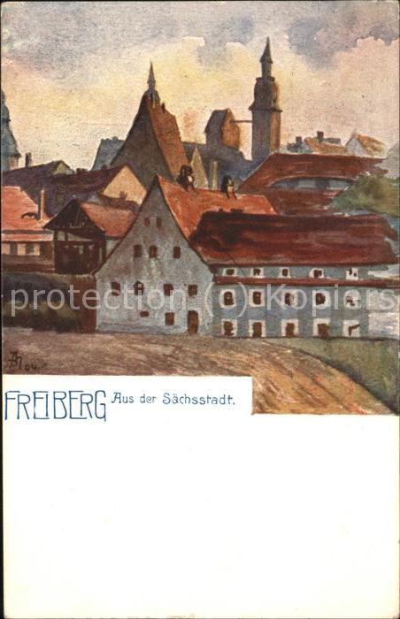 Freiberg Kuenstlerkarte Blumentag 20 Mai 1911