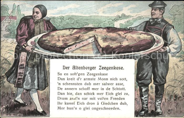 Altenburg Thueringen Grosse Zeegenkase Zeichnung Mann Frau