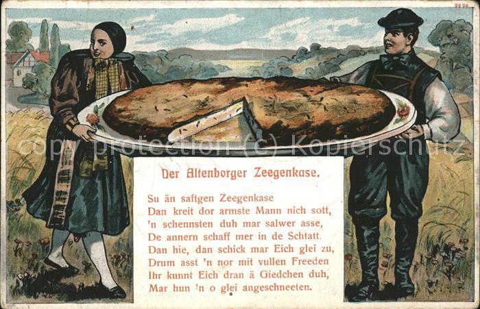 Altenburg Thueringen Grosse Zeegenkase Zeichnung Mann Frau