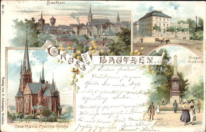 Bautzen Hotel Gude Kriegerdenkal Neue Maria Mar