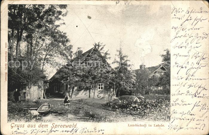 Lehde Haus Kind Boot