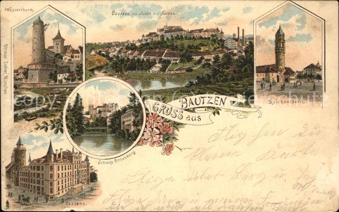 Bautzen Sachsen Wasserturm Reichenturm Kaserne Schloss Ortenburg