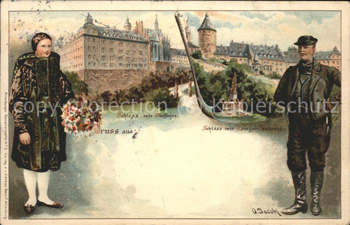 Altenburg Thueringen Schloss Kriegerdenkmal