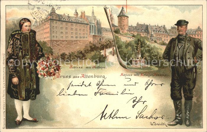 Altenburg Thueringen Schloss Kriegerdenkmal