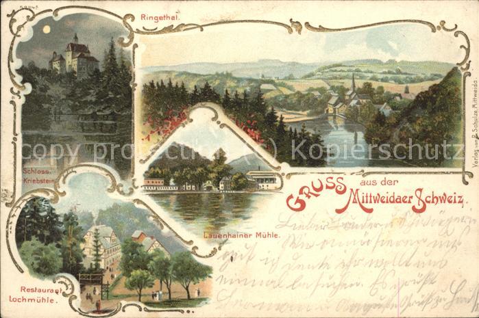 Mittweida Schloss Kriebstein Restaurant Lochmuehle Laauenhainer Muehle