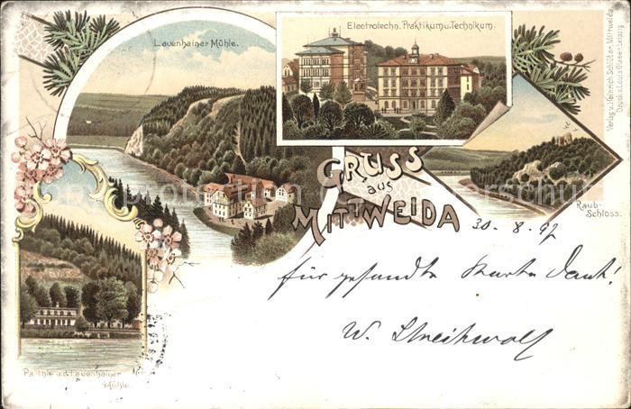 Mittweida Lauenhainer Muehle Raub-Schloss Technikum