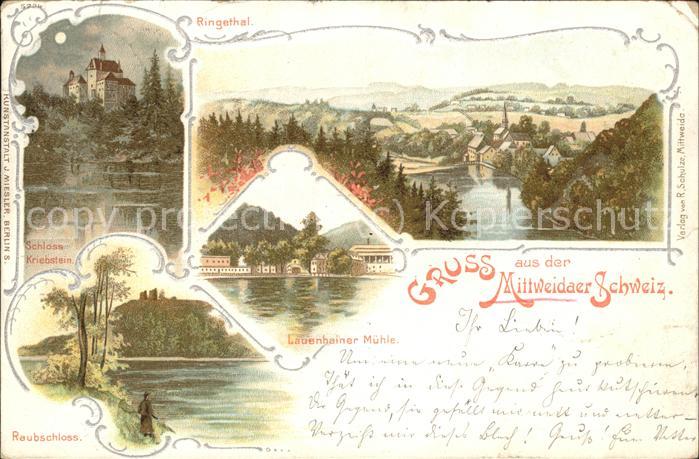 Mittweida Raubschloss Lauenhainer Mühle Schloss K