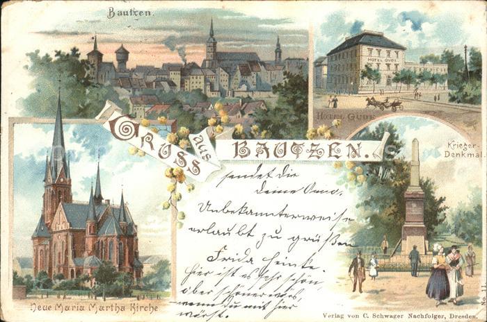 Bautzen Sachsen Kriegerdenkmal Maria-Martha-Kirche
