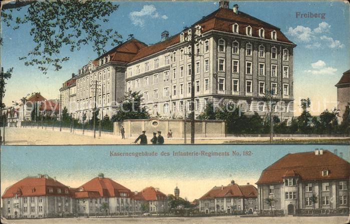 Freiberg Kasernengebaeude Infanterie-Regiment