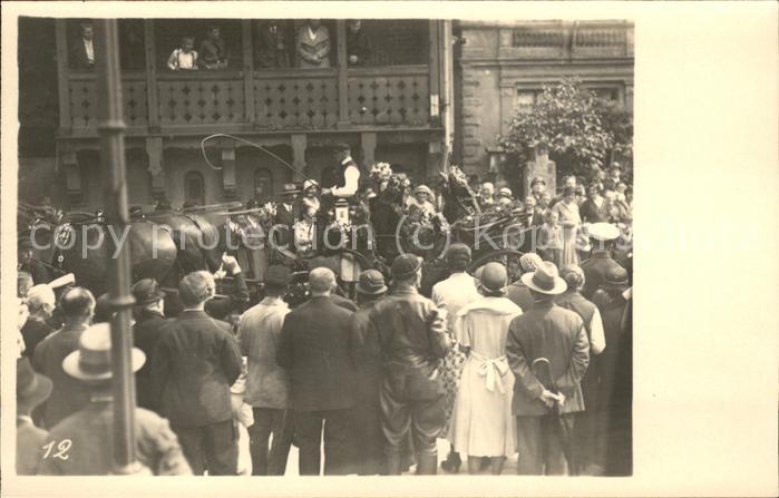 Altenburg Thueringen Festzug Aufmarsch