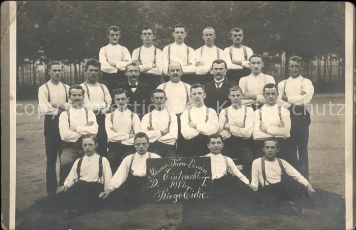 Goessnitz Saale Gruppenfoto Männerturnverein Eintracht