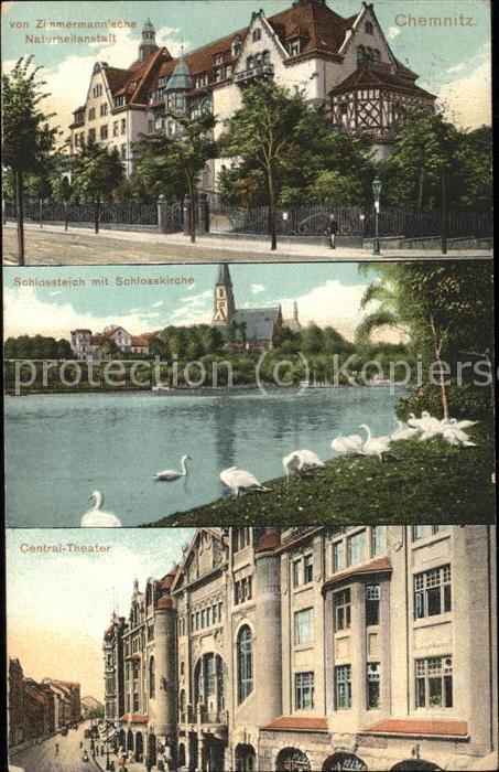 Chemnitz Zimmermannsche Naturheilanstalt Schloss